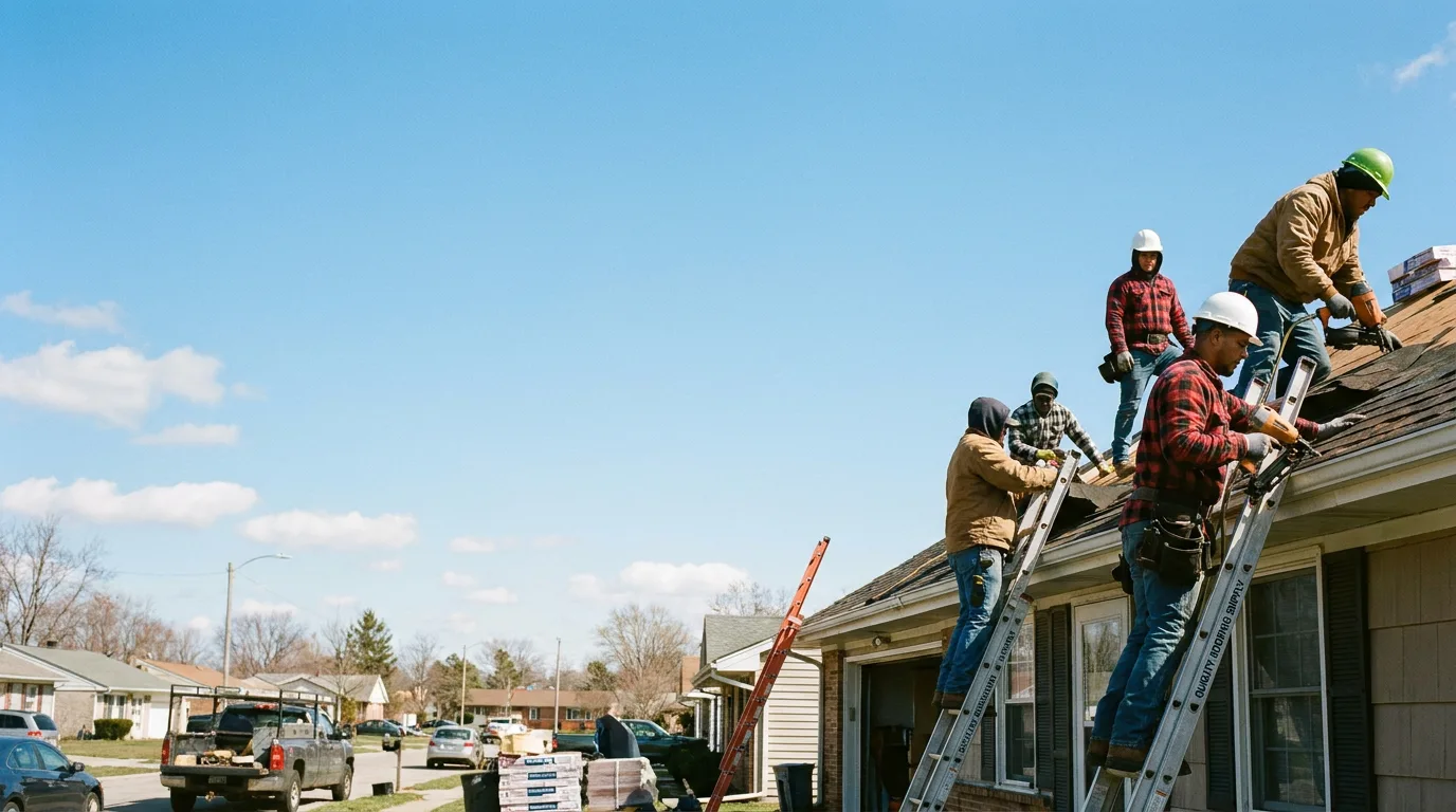 Roofing in Grissom Arb, IN near me